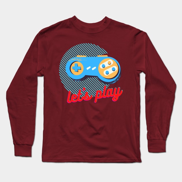Lets Play Long Sleeve T-Shirt by BYVIKTOR